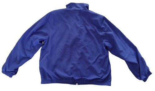 Womens Napa Valley Jacket Sz M Blue Track Active Walk Sport Padded Shoulders - Picture 2 of 4