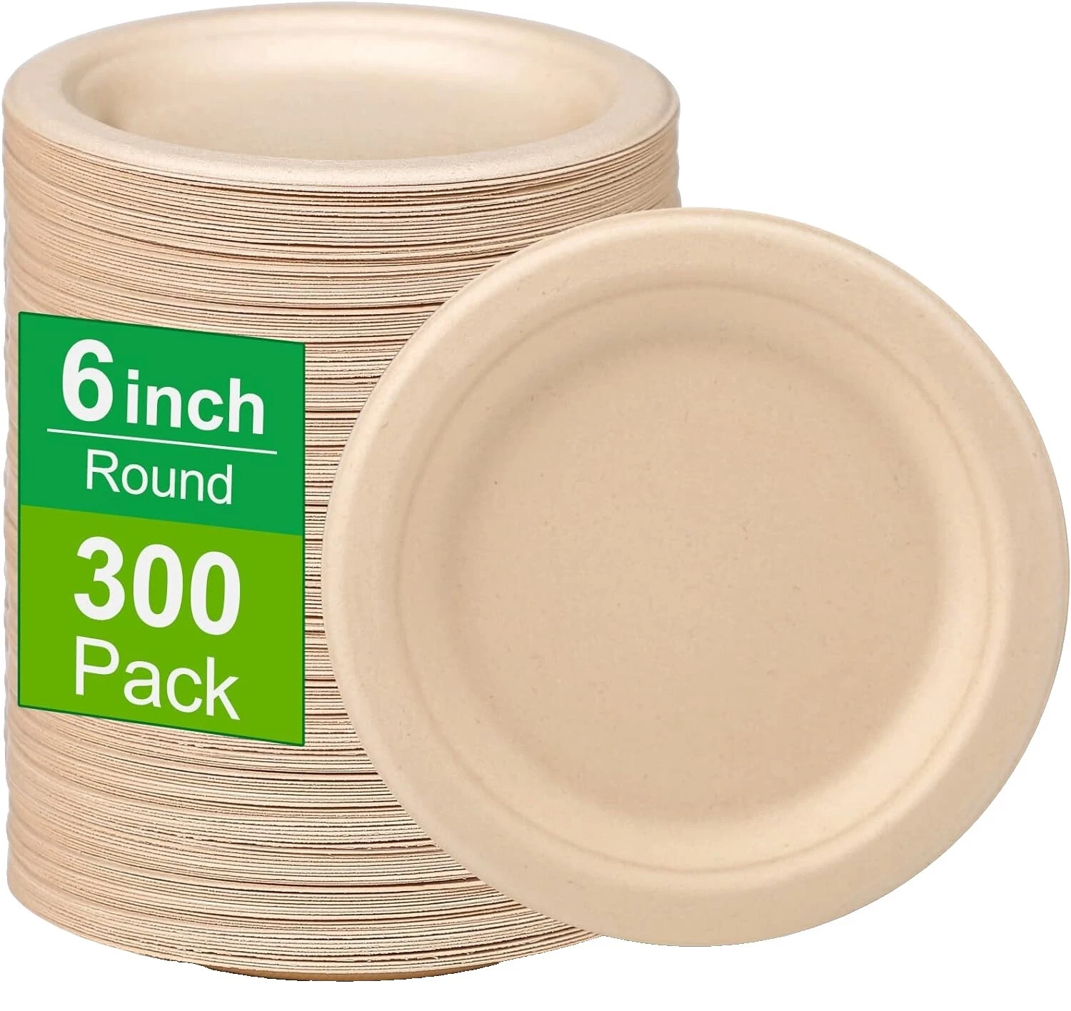 Placas de fiesta sólido marrón