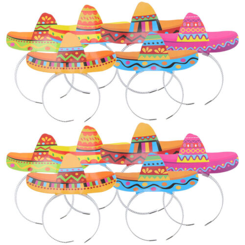 Mexikanische Mütze Stirnband 12 Stck. für Cinco De Mayo Party - Bild 1 von 12