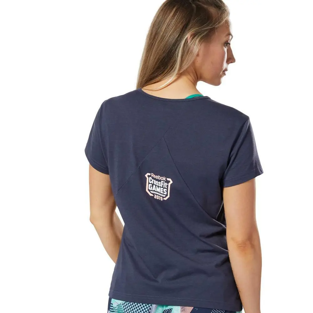 Reebok Crossfit Activchill T-Shirt Size DY8417 Navy Blue |
