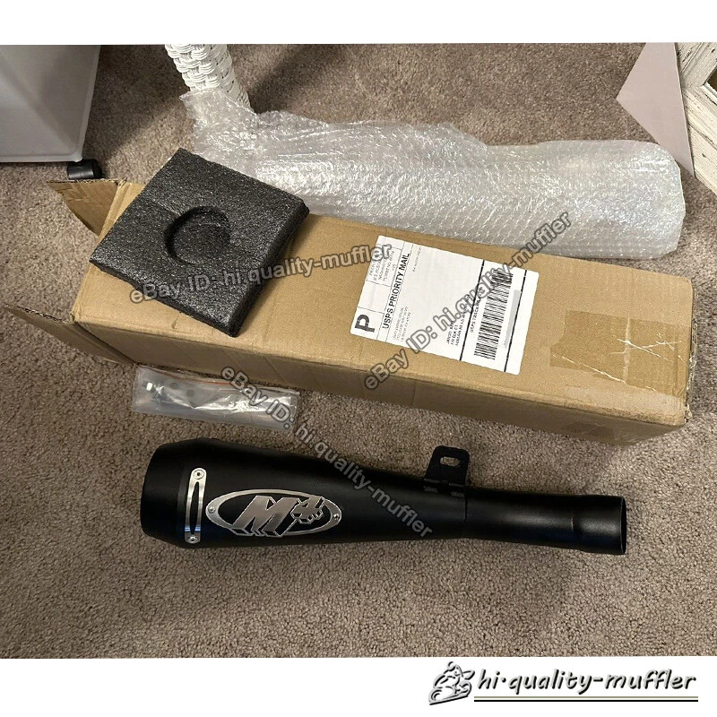 Sistema de escape tubo de escape silenciador deslizable para Kawasaki Ninja ZX6R ZX636 2009-2023 Foto 2 de 4