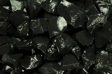 3 Pounds of Black Jasper Rough - A Grade - Cabbing, Tumble Rocks, Reiki