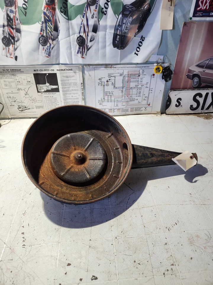 1959 1960 1961 CHEVROLET AIR CLEANER LID 283 348 V8 IMPALA, BISCAYNE, BEL AIR O - Image 2 of 3