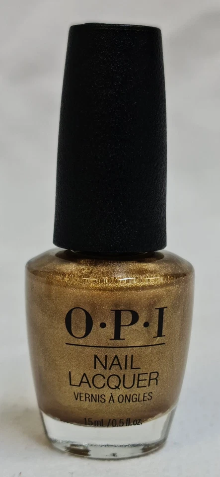 OPI Nail Lacquer HRP11 Sleigh Bells Bling 15ml (Gold mit Glitzer) Nagellack - Bild 2 von 4
