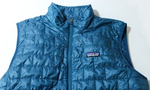 Patagonia Men's Lightweight Full-Zip Nano Puff Vest NC3 Lagom Blue Medium NWT - Picture 2 of 6