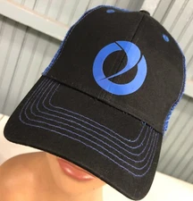 Vitronic O Logo Black / Blue Snapback Baseball Cap Hat 