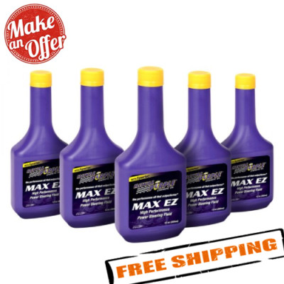 Royal Purple Max EZ Advanced 12oz Power Steering Fluid & Conditioner Pack of 5