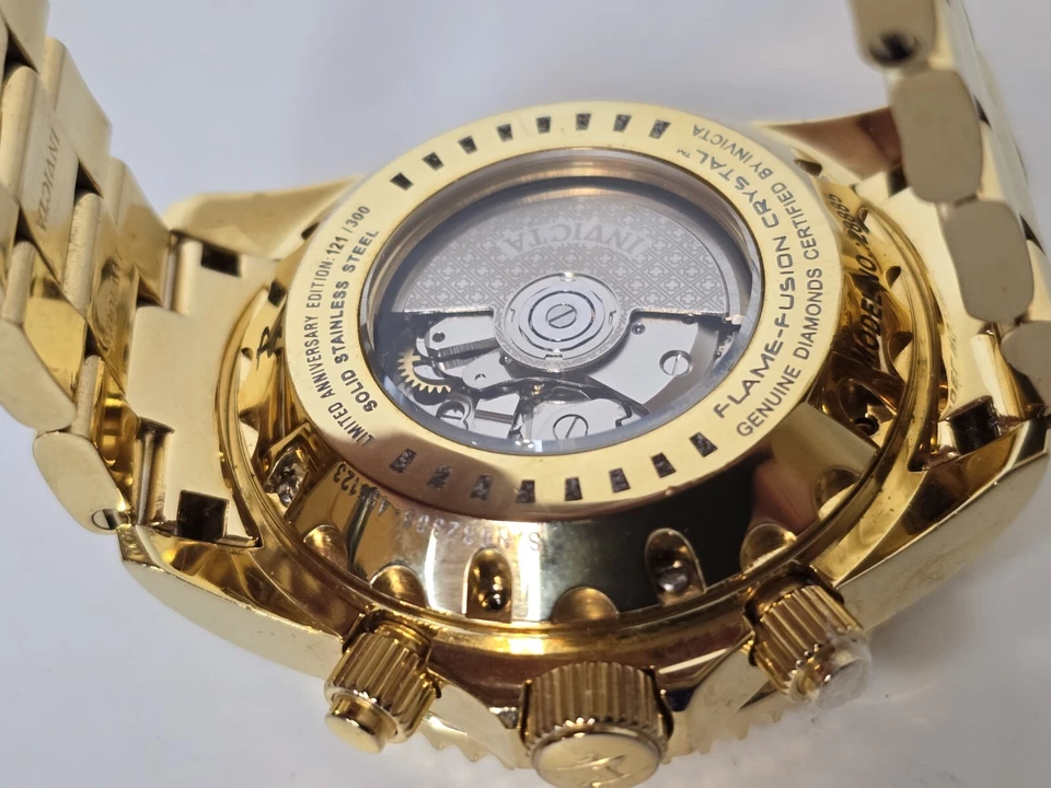 Reloj Cronógrafo Automático Invicta Reserve Diamond Pro Diver Oro 47mm 28885 Foto 2 de 4