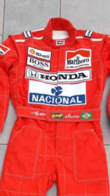 Une combinaison Lotus d'Ayrton Senna aux enchères