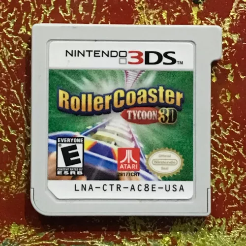 ROLLER COASTER TYCOON Nintendo 3DS Authentic Tested