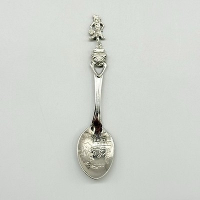 Aloha From Hawaii Fort USA Silver Vintage Souvenir Spoon 3.5''