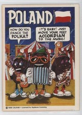1988 Zoot The California Raisins World Tour Stickers Poland #19 15on