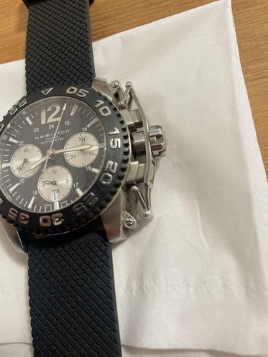 Orologio da uomo automatico Hamilton Khaki Action Chronograph H635160 USATO - Foto 5 di 6