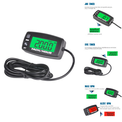 Betriebsstundenzähler Digital Motor Wartungserinnerung Drehzahlmesser