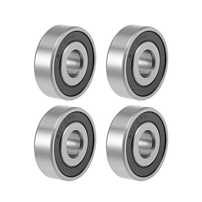 4Pcs Z2 16x35x11mm Kugellager doppelt versiegelt Chromstahl 6202-16-2RS