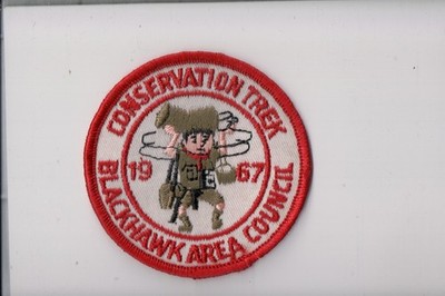 1967 Blackhawk Area Council Conservation Trek patch