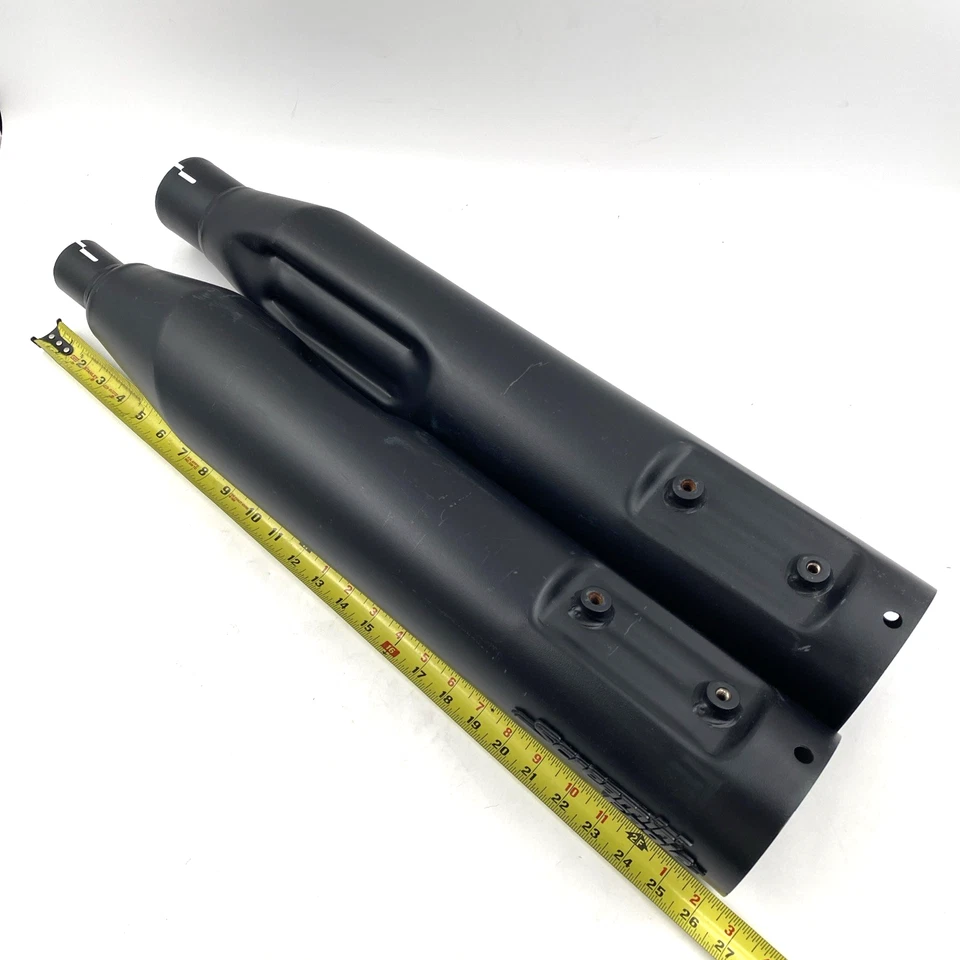 OEM Harley 64900448 64900449 Negro Screamin Eagle Escape Deslizables 17-23 Touring Foto 3 de 4