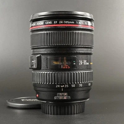 Objectif zoom téléobjectif Canon EF 24-105mm f/4L IS USM monture EF testé Jap... - Photo 1/4