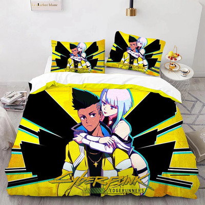 Anpassbar Bettwäsche Set 12VALORANT Cyberpunk Bettdeckenbezug135x200Kissenbezüge