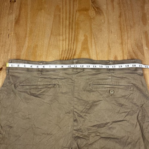 Pantalones Cortos Chinos Lee Extreme Comfort W44 Caqui Marrón Elastizados Cremallera Mosca Informales Verano - Imagen 2 de 10