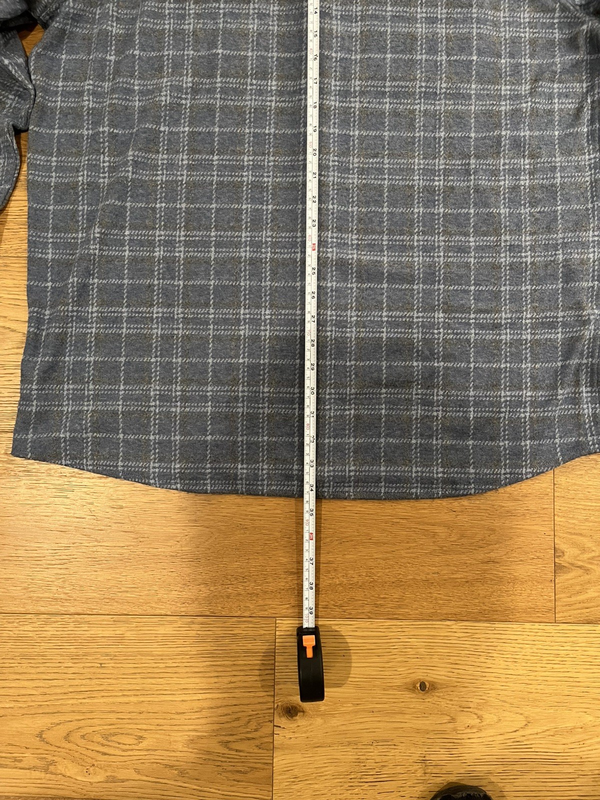 New With Tags FAHERTY BRAND Legend Sweater Shirt Blue Castle Lake Plaid Size XXL thumbnail 12