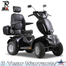 1000W 4-Wheel Heavy Duty Mobility Scooter for Seniors 600lbs Capacity 60 Miles