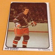 TOUGH 1974 LIPTON SOUP #40 ROD GILBERT HOF VG/EX - HAND CUT !!!
