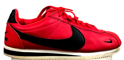 Nike Classic Cortez Premium Red Orbit Red Black Mini Swoosh 807480-601 Mens 8.5