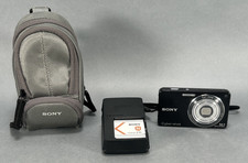 Sony Cyber-Shot DSC-W350 14.1MP Digital Camera - Black W/Case