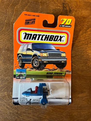 Matchbox Aero Junior #70 Air Travel Die Cast Helicopter - Picture 2 of 4