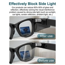 Smart Glasses Sicherheits-Seitenschilde Für Meta RW4008 RW4006 Leicht V2J7