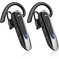 2 Pack Bluetooth Earpiece for Cell with Mute