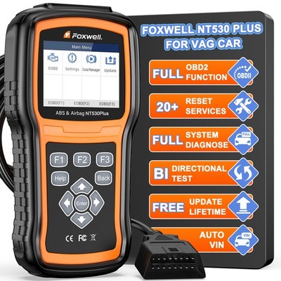 FOXWELL NT530 Plus Car OBD2 Code Reader Diagnostic Scan Tool Bidirectional Test