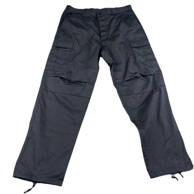 Pacific Uniform Pants Mens Large Regular Black BDU Cargo Providence