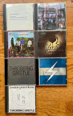 Throbbing Gristle CD lot Mute + some live and obscure ex condition