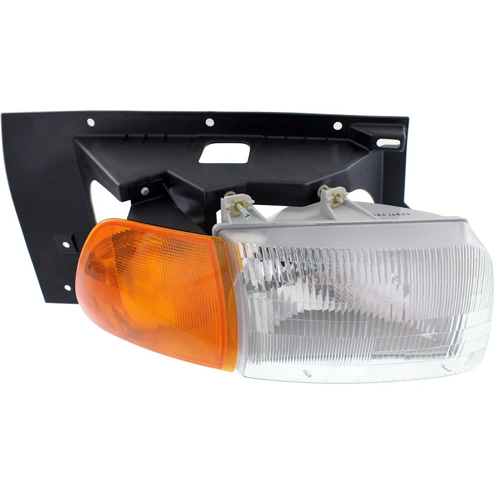 Passenger Side Headlight For Ford A9513 1997-1998 Halogen with Bulb(s) - Image 4 of 4