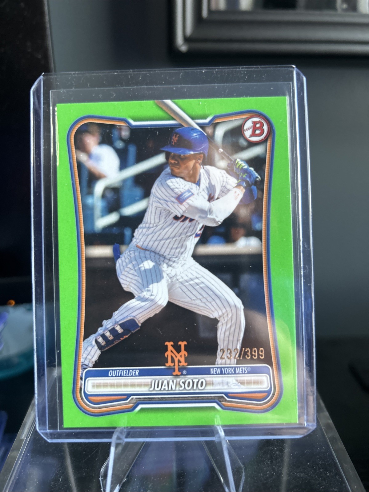 2026 Bowman - Juan Soto Green Parallel /399 #97 Mets