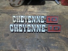 Chevy Truck Chevy 1971-1972 Cheyenne 10 guardabarros delantero emblema placa de identificación