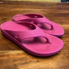 Oofos OOriginal Shoes Womens Size 10 Pink Recovery Sandals Flip Flops Casual