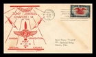 DR JIM STAMPS US COVER AIR MAIL 6C FDC SCOTT C23 ST PETERSBURG FLORIDA