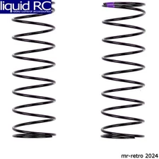 Associated 91959 13mm Rear Shock Springs Purple 2.6 Lb/In L61 8.75t 1.2d