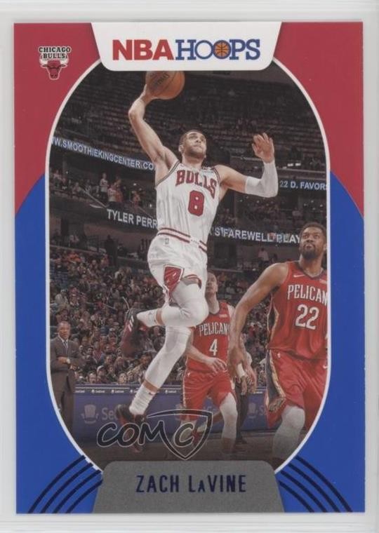2020-21 Panini NBA Hoops Blue Zach LaVine #196 0c7e