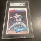 1980 Topps Nolan Ryan Card #580 (SGC 4.5) FREE SHIPPING  