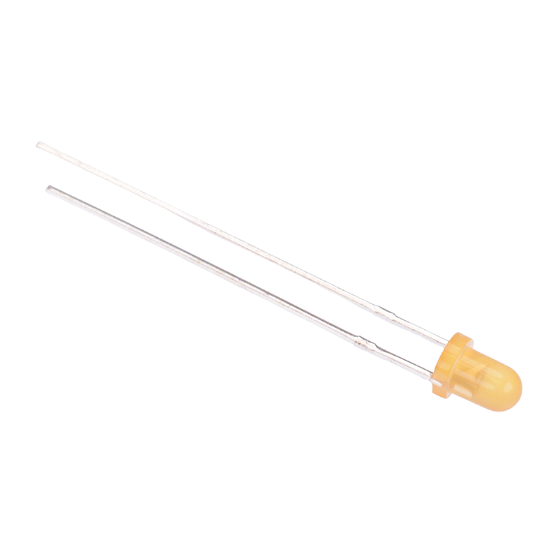 50 x Orange 3mm Diffused LED 460mcd 60°