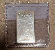 Valcambi Suisse Apmex Secondary Market 10 Gram Silver Bar .999!!!!!!