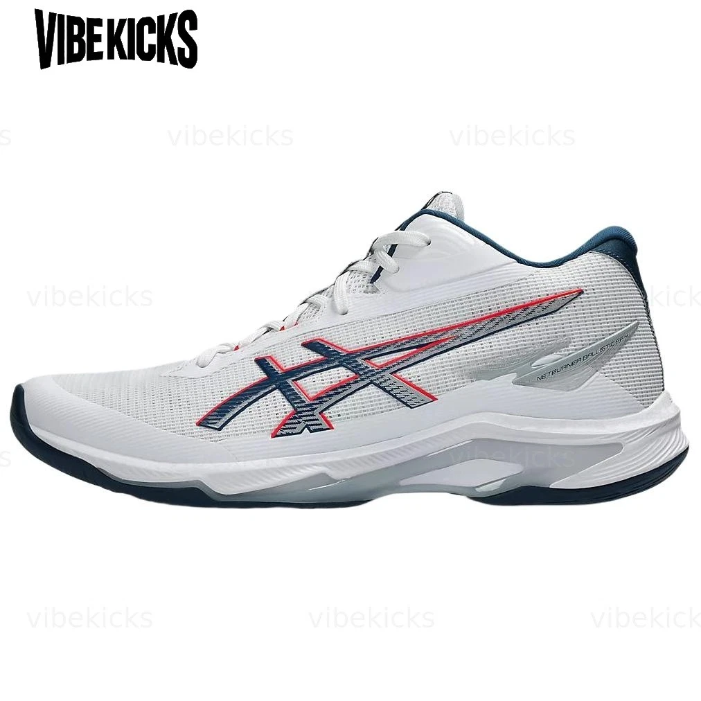 Asics Netburner Ballistic FF MT 4 White Mako Blue for sale | eBay