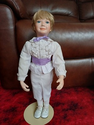 MATTHEW VON JENNIFER ESTEBAN 18 ZOLL THE HAMILTON PORZELLAN HOCHZEIT PARTY PUPPE DOLL