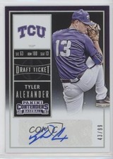 2015 Panini Contenders College Draft Ticket 43/99 Tyler Alexander #45 Auto 3c7