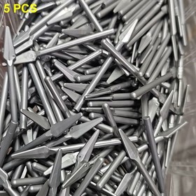 5 Pcs LEGO Part Minifigure Weapon 4497 Flat Silver