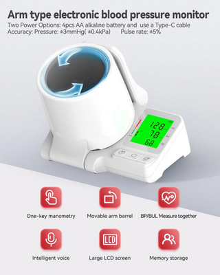#ad Upper Arm Blood Pressure Monitor Automatic Digital BP Machine Voice Use Cuff $149.99